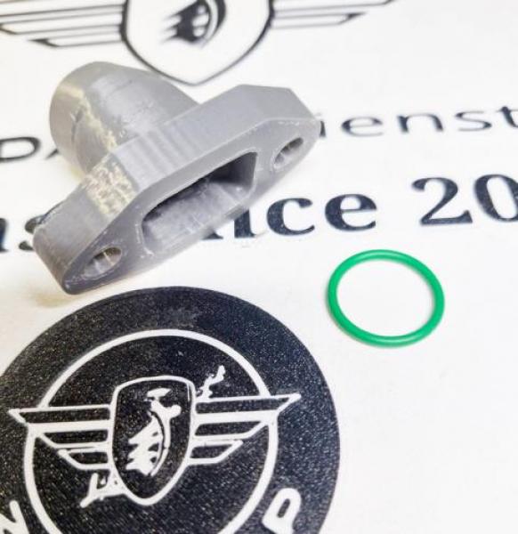 Zündapp Bergsteiger Ansaugstutzen M50 (Bing 1/16/74A & 1/16/65A) - 247-​04.101 aus ASA-GRAU